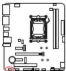 MSI PRO A620M-C EX - JAUD1 : Connecteur audio avant - 1