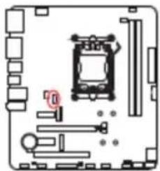MSI PRO A620M-C EX - JTPM1 : Connecteur de module TPM - 1