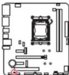 MSI PRO A620M-C EX - JBAT1 : Cavalier Clear CMOS (Réinitialiser le BIOS) - 1