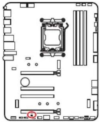 MSI PRO X870-P WIFI - JCI1 : Connecteur d' intrusion châssis - 1