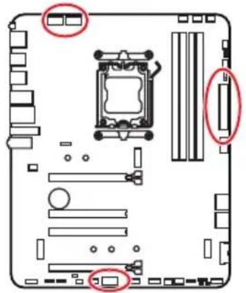 MSI PRO X870-P WIFI - JDASH1 : Connecteur du contrôleur de réglages - 2