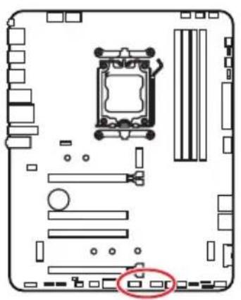 MSI PRO X870-P WIFI - JUSB1\~2 : Connecteurs USB 2.0 - 1