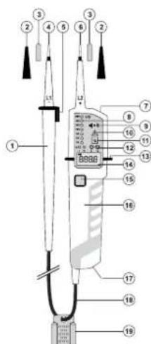 VOLTCRAFT VC-55 LCD SE - Einzelteilbezeichnung - 1