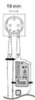 VOLTCRAFT VC-55 LCD SE - a) Two-pole voltage metering - 1