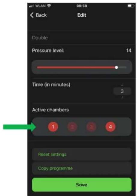 Reboots GO Lite - DEACTIVATION OF INDIVIDUAL AIR CHAMBERS - 1