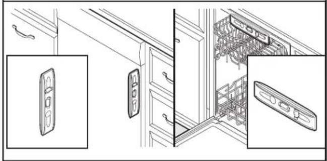 KITCHENAID KDTE304RPS - Level front legs - 6