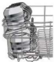 KITCHENAID KDTE304RBS - Porte-verres à pied - 2