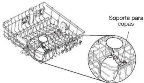 KITCHENAID KDTE304RBS - Soporte para copas - 1