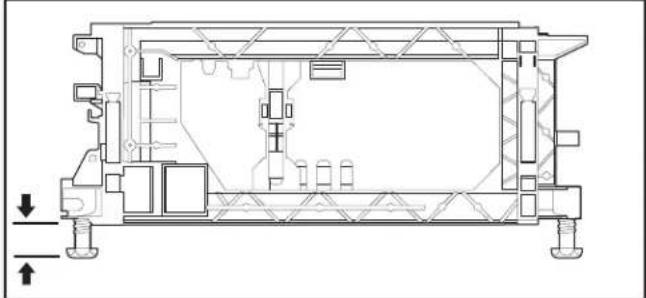 KITCHENAID KDTE304RBS - Leveling leg adjustment - 1