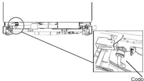 KITCHENAID KDTE304RBS - Ajuste el codo de 90° en la válvula - 1