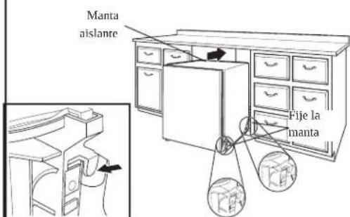KITCHENAID KDTE304RBS - Fije la manta aislante - 1