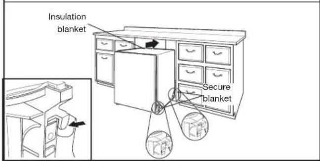 KITCHENAID KDTE304RBS - Secure insulation blanket - 1