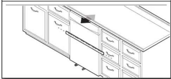 KITCHENAID KDTE304RBS - Level front legs - 3