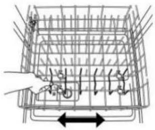 KITCHENAID KDTE304RBS - Removing Upper Racks - 3