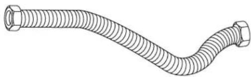 KITCHENAID KDFE304RBS - Tuberia flexible - 1