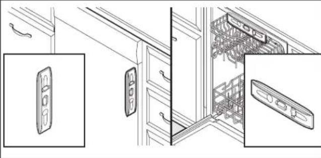 KITCHENAID KDFE304RBS - Double-check dishwasher alignment in cabinet opening - 1