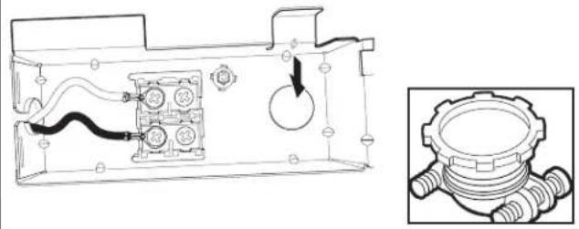 KITCHENAID KDFE304RBS - Install strain relief - 1