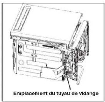 KITCHENAID KDFE304RBS - Raccordement du tuyau de vidange - 1
