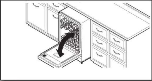 KITCHENAID KDFE304RBS - Open and close door - 1