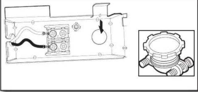 KITCHENAID KDFE304RBS - Instale el protector de cables - 1