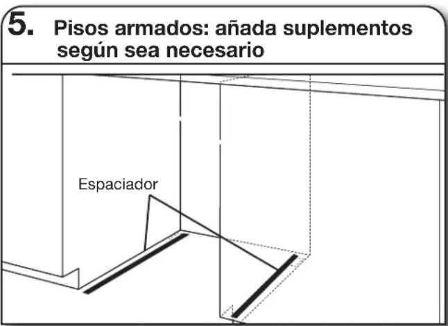 KITCHENAID KDFE304RBS - Supplementos para barrera contra la humedad/madera - 2