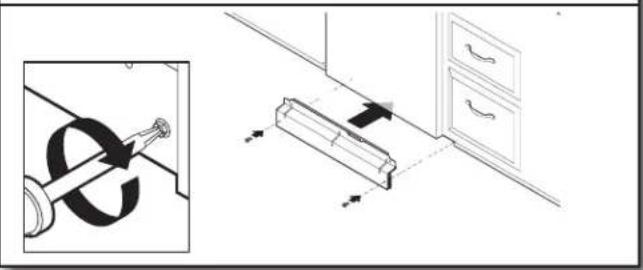 KITCHENAID KDFE304RBS - Reinstall access panels - 1