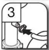 KITCHENAID KDFE304RPS - Connect drain hose - 17