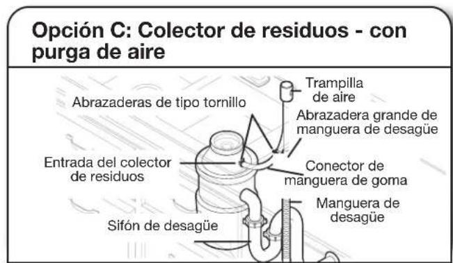 KITCHENAID KDFE304RPS - Conecte la manguera de desagüe - 8