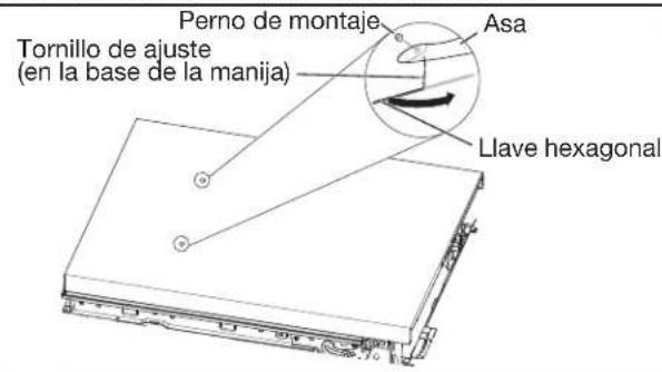KITCHENAID KDFE304RPS - Instale la manija de la puerta - 1