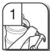 KITCHENAID KDFE304RPS - Connect drain hose - 2