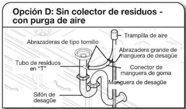 KITCHENAID KDFE304RPS - Conecte la manguera de desagüe - 14