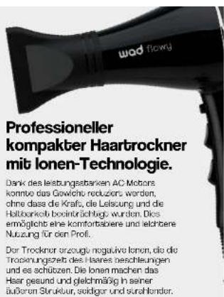 WAD Flowy - Anweisungen für den Gebrauch - 1