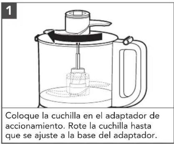 KITCHENAID KFP0710CU - INSTALACIÓN DE LA CUCHILLA MULTIUSO - 1