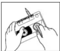 SAMSUNG MX-C870D - Précautions à prendre avec les cassettes audio - 1