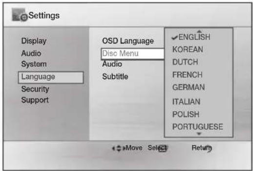 SAMSUNG MX-C870D - Langue - 1