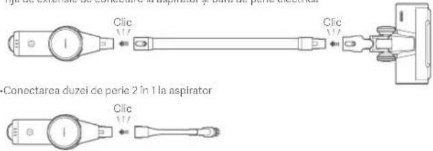Xiaomi G20 Lite - Instalarea accesorilor pe aspirator - 1