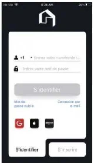 No 5M 9:26 AM 20% +1 Entruz votre numéro de L.. Entruz votre mot de passe S'identifier Mot du passe oublé Connexion par e-mail G S S'identifier S'inscrire