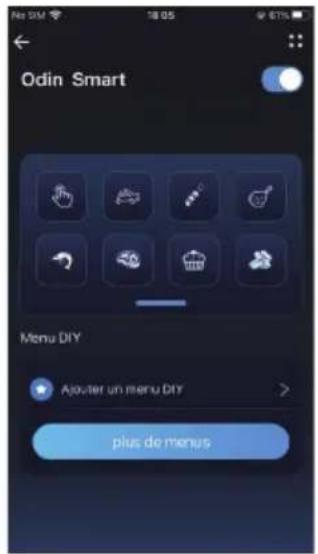 Odin Smart Menu DIY Ajouter un menu DIY plus de menus