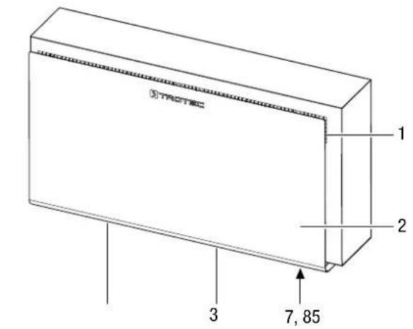 TROTEC DH 60 VPR+ - Description de l'appareil - 2