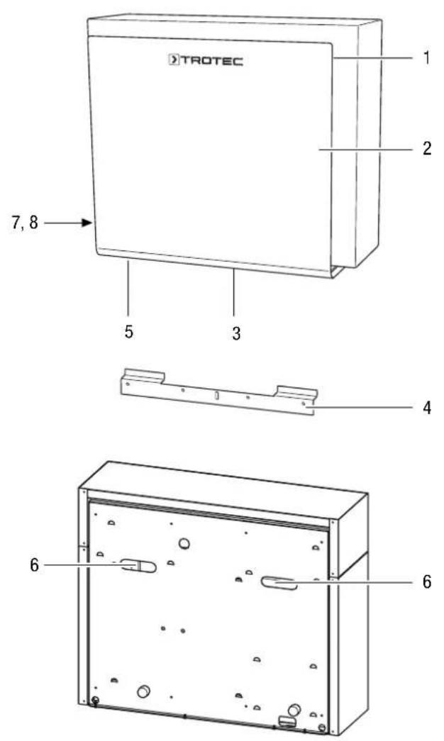 TROTEC DH 60 VPR+ - Description de l'appareil - 1