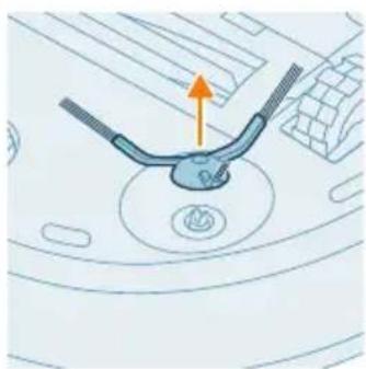 PHILIPS HomeRun 9000 XU9100 - Cleaning the side brush - 3