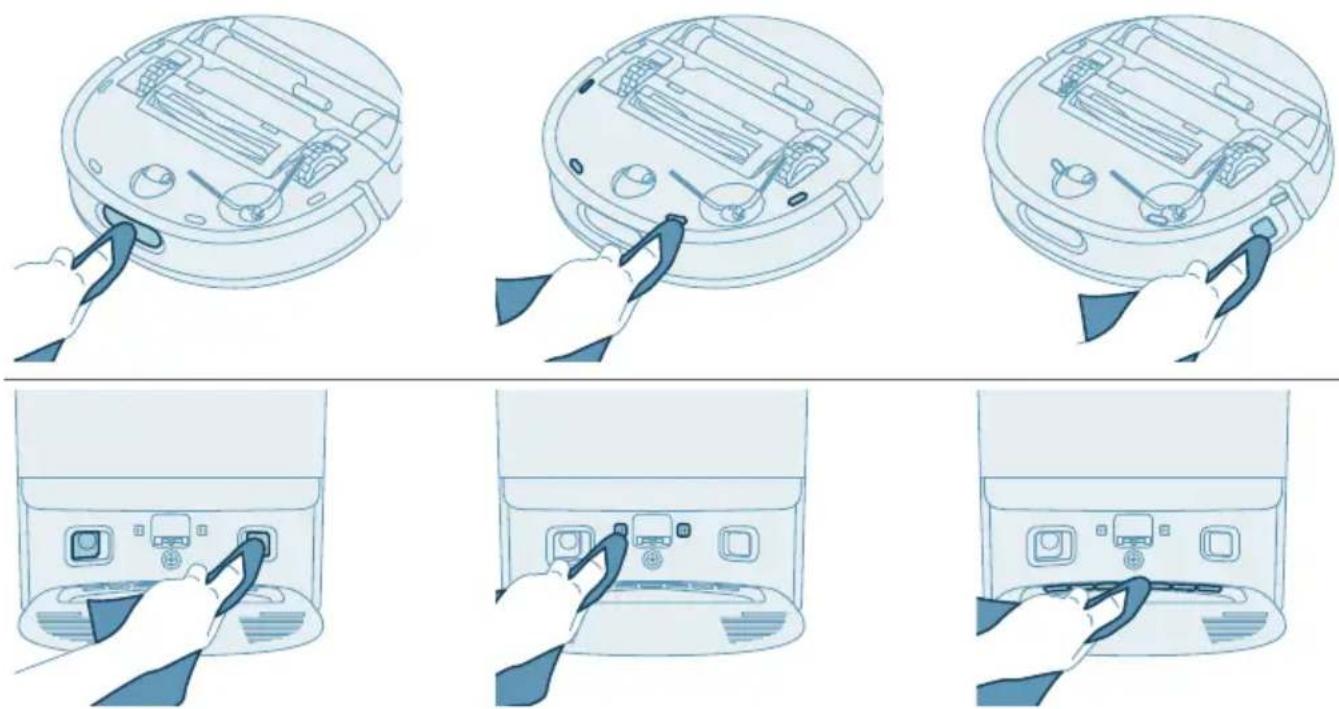 PHILIPS HomeRun 9000 XU9100 - Nettoyage des capteurs, des points de contact et de la fenêtre de signal IR - 1