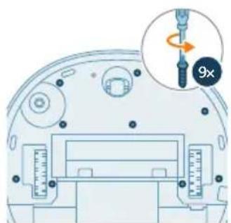 PHILIPS HomeRun 9000 XU9100 - Extracción de la batería recargable - 4