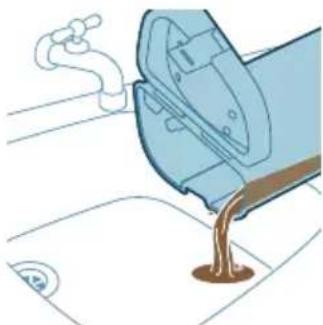 PHILIPS HomeRun 9000 XU9100 - Reinigung der Wasserbehälter der Station - 8