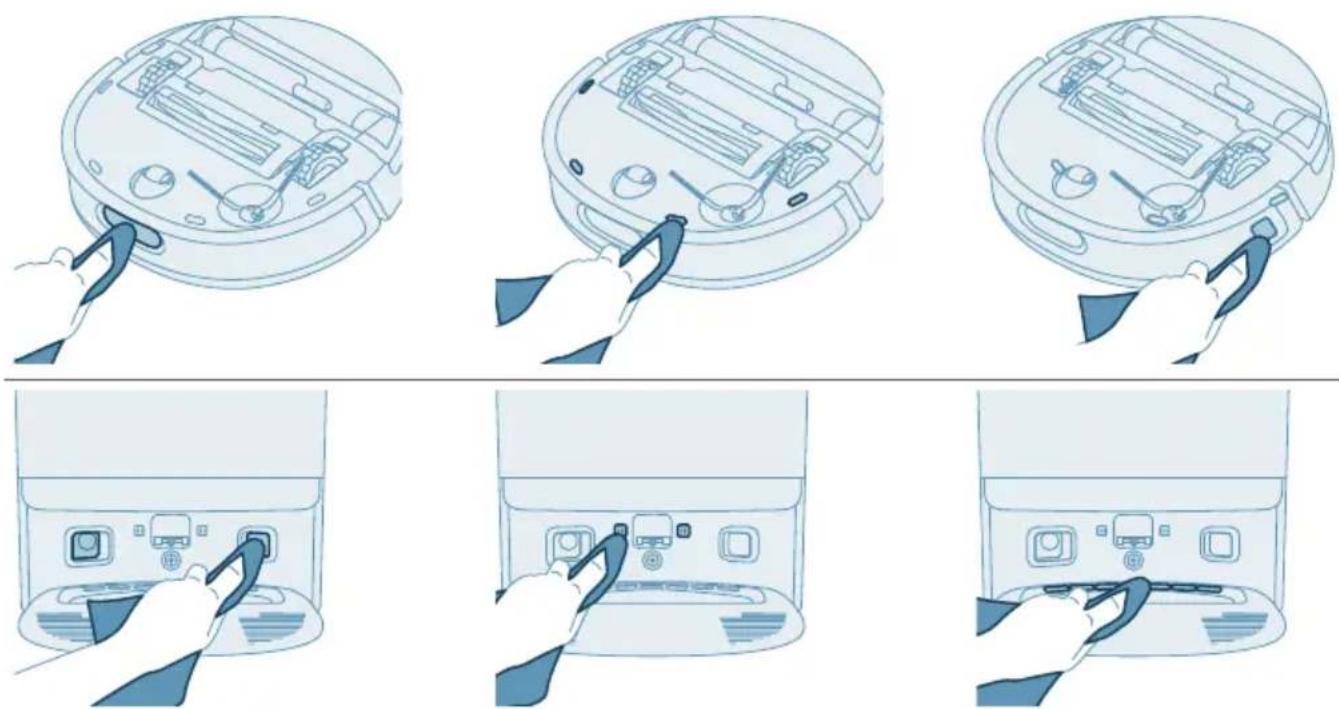 PHILIPS HomeRun 9000 XU9100 - Andurite, ühenduspistiku ja infrapuna signaali akna puhastamine - 1