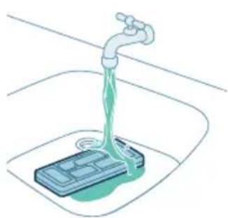 PHILIPS HomeRun 9000 XU9100 - Nettoyage du filtre lavable et du bac à poussière - 9