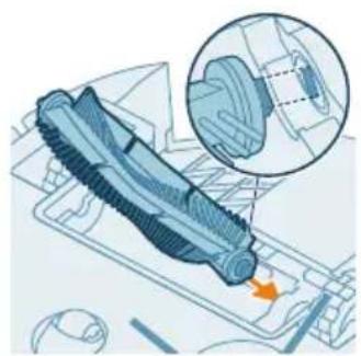 PHILIPS HomeRun 9000 XU9100 - Reinigen der Kehrwalze - 8