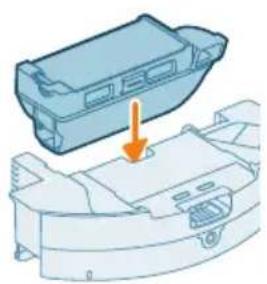 PHILIPS HomeRun 9000 XU9100 - Limpieza del filtro lavable y el depósito de polvo - 9
