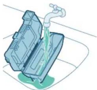 PHILIPS HomeRun 9000 XU9100 - Cleaning the washable filter and dust bin - 8