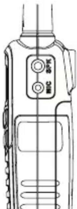 MIDLAND E+READY EX37VP - CONNECTEUR EXTERNE HAUT-PARLEUR/MICROPHONE - 1